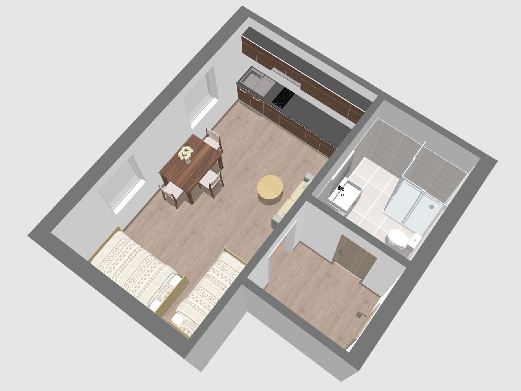 Apartmany Vlevo&Dole Рокитнице над Ийзероу Екстериор снимка
